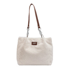 Winter Women Woolen Chain Crossbody Shoulder Bags Handbag Totes Satchel Purse
