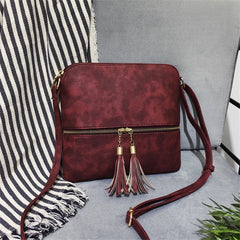 Tassel Shoulder Bag Crossbody Bag Female Wild Crossbody Bag Ladies Cellphone Bag