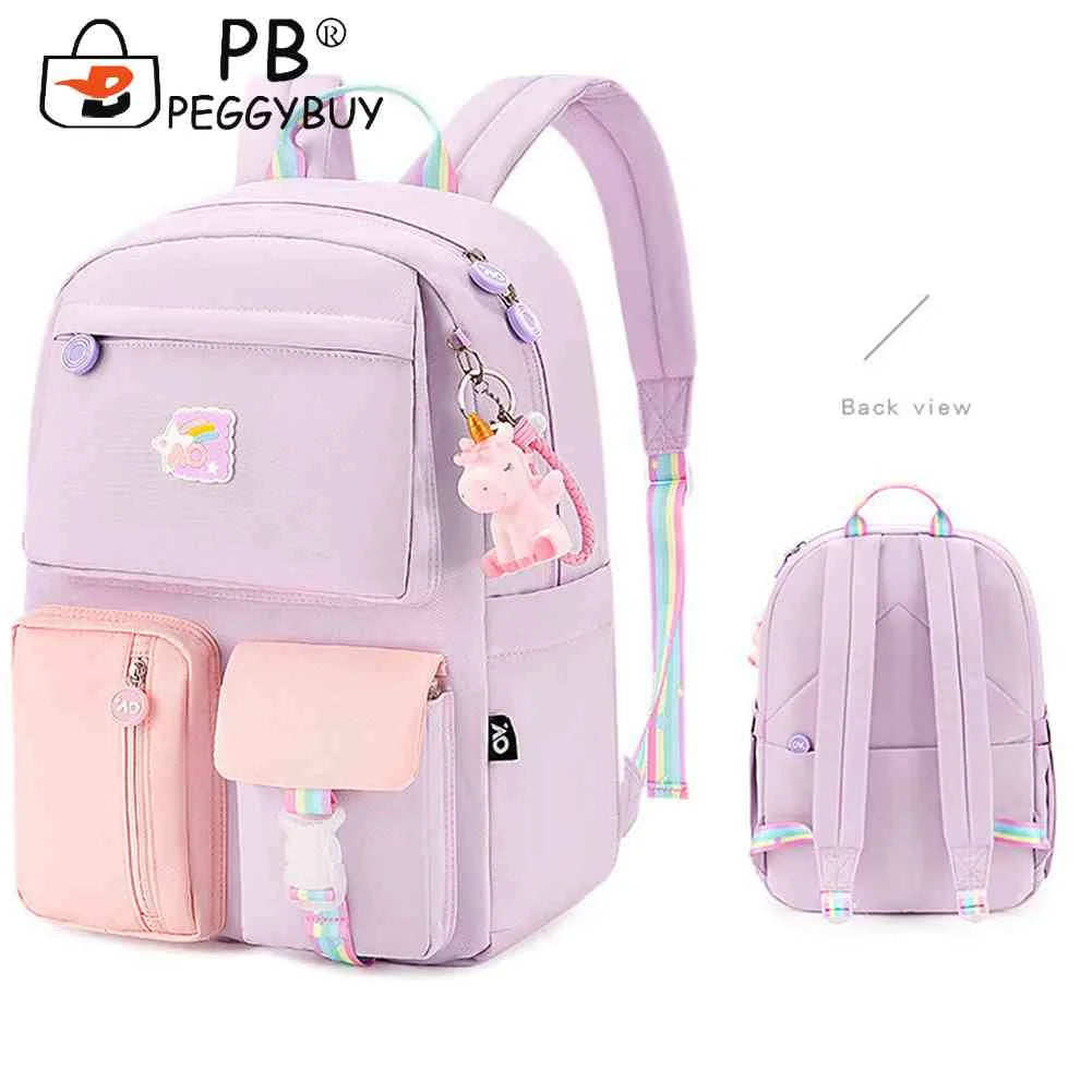 Women Backpack Contrast Travel Rucksack
