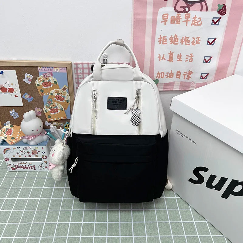 Women Backpack Female Waterproof School Bag Travel Rucksack for Teenagers