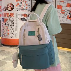 Women Backpack Female Waterproof School Bag Travel Rucksack for Teenagers