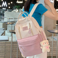 Women Backpack Female Waterproof School Bag Travel Rucksack for Teenagers