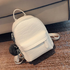 Women Soft Leather Backpack Travel Multi-Function Mini School