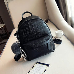 Women Soft Leather Backpack Travel Multi-Function Mini School