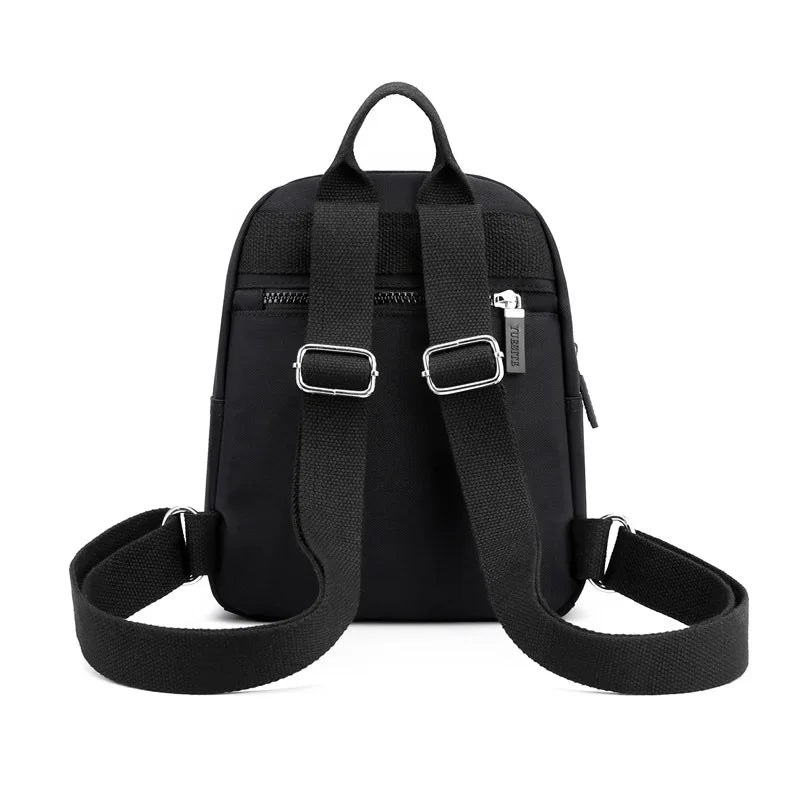 Nylon Waterproof Women Backpack for Teen Girls