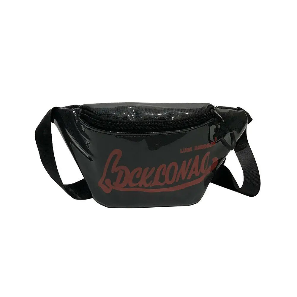 Women Jelly Messenger Bag Lady Shoulder Pack Belt Pouch Travel Hip Bum Purse