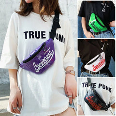 Women Jelly Messenger Bag Lady Shoulder Pack Belt Pouch Travel Hip Bum Purse