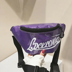 Women Jelly Messenger Bag Lady Shoulder Pack Belt Pouch Travel Hip Bum Purse