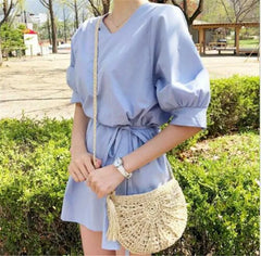 Women Bag Straw Rattan Crossbody Bag Lovely Messenger Shoulder Bag
