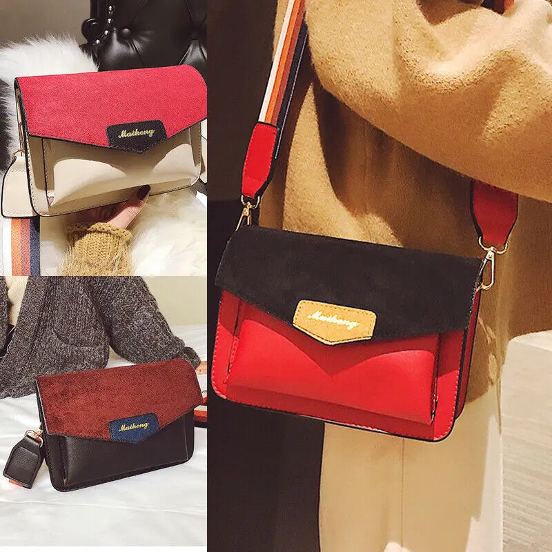 Women Leather Crossbody Shoulder Bag Tote Purse Evening Handbag Messenger