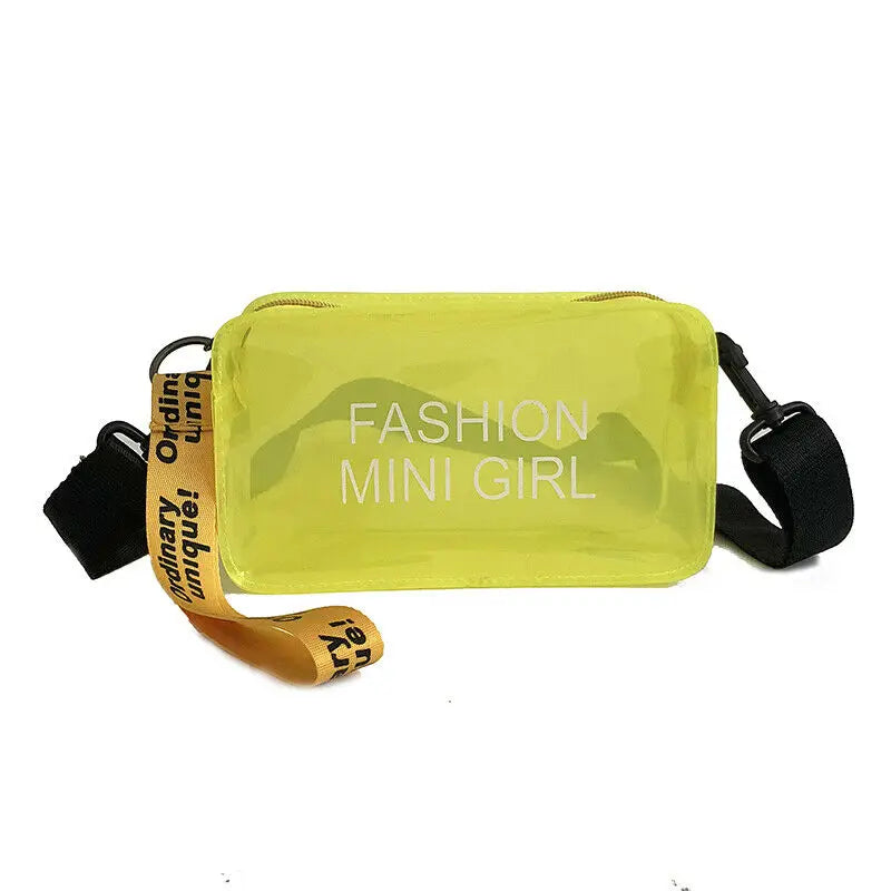 Women Bag Lovely Transparent Crossbody Bag
