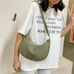 Small Nylon Shoulder Purse Clutch Women Handbag