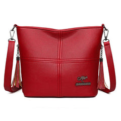 Women Bag PU Soft Leather Texture Messenger Shoulder Crossbody Casual Mother Bag