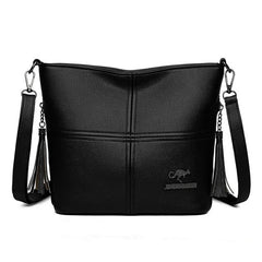 Women Bag PU Soft Leather Texture Messenger Shoulder Crossbody Casual Mother Bag