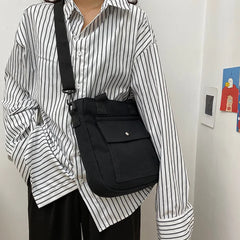 Women Canvas Handbags Large Capacity Tote Bags Crossbody Shoulder Bags