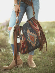 Women Bags National Indian Shoulder Satchel Bohemian Style Handbags