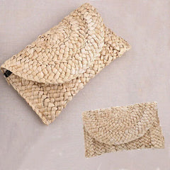 Women Straw Shoulder Tote Messenger Knit Satchel Bag Beach Bags