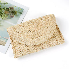 Women Straw Shoulder Tote Messenger Knit Satchel Bag Beach Bags