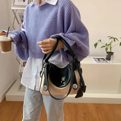 Women Box Tote Bag Boston Handbag Shoulder Bags Ladies Shopping Bag