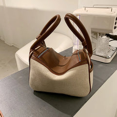 Women Box Tote Bag Boston Handbag Shoulder Bags Ladies Shopping Bag