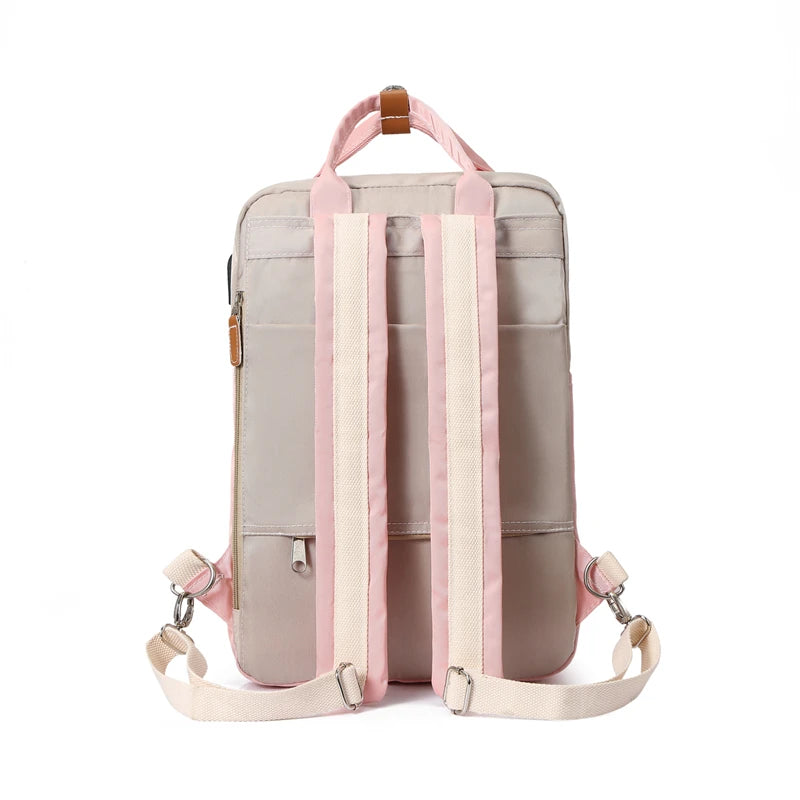 Nylon Backpack Travel Student School Bag Laptop Male Female Book Bags