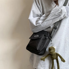 Japan Style Women Canvas Shoulder Bag Casual Girl Messenger Purse