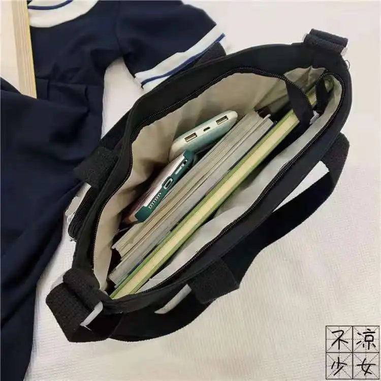 Women Canvas Handbags Messenger Bag Youth Ladies Tote Shoulder Bag