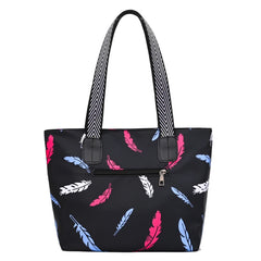 Women Casual Nylon Big Tote Bag Lightweight Waterproof Handbag
