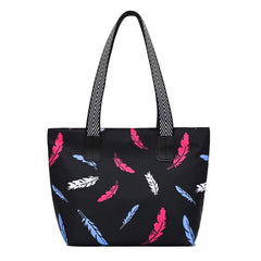 Women Casual Nylon Big Tote Bag Lightweight Waterproof Handbag
