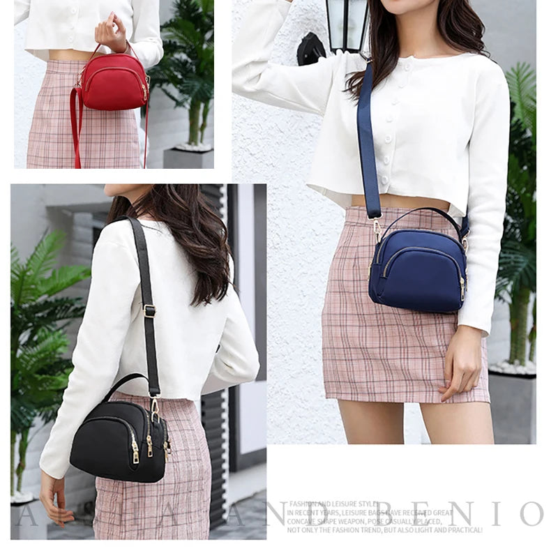 Women Casual Nylon Small Bag Female Shoulder Bag Wallet Phone Bag Mini Girls Tot
