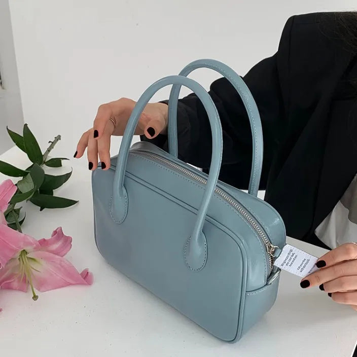 Women Casual Tote Handbags Daily Crossbody Bag Retro Oil Wax Leather