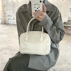 Women Casual Tote Handbags Daily Crossbody Bag Retro Oil Wax Leather