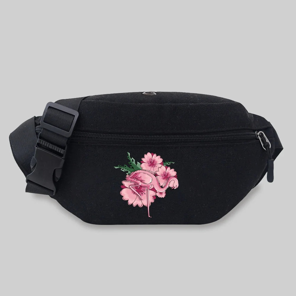 Flamingo Series Chest Messenger Bag | Outdoor Sports Shoulder Crossbody Bag