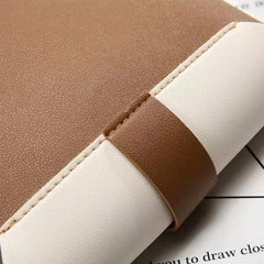 Women Contrast Crossbody Bag PU Leather Phone Purse Female Shoulder Strap