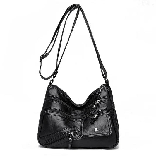 Women Crossbody Bag Messenger Lady Shoulder Handbags Purses PU Leather
