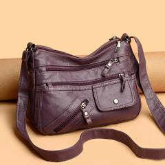 Women Crossbody Bag Messenger Lady Shoulder Handbags Purses PU Leather