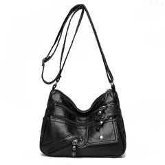 Women Crossbody Bag Messenger Lady Shoulder Handbags Purses PU Leather