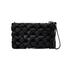 Women Crossbody Bag Temperament Handbag Textured Shoulder Bag INS Woven Chain