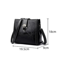 Women Crossbody Bags Vintage PU Leather Shoulder Tote Bolsas
