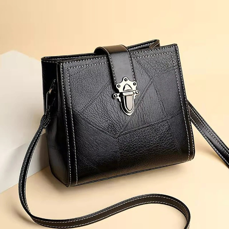 Women Crossbody Bags Vintage PU Leather Shoulder Tote Bolsas