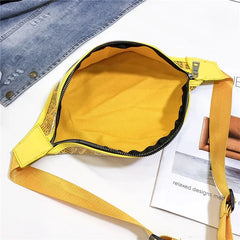 Women Fanny Pack PVC Purse Lady Waist Chest Bum Phone Bag Mini Messenger