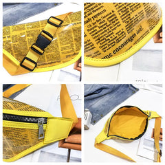 Women Fanny Pack PVC Purse Lady Waist Chest Bum Phone Bag Mini Messenger