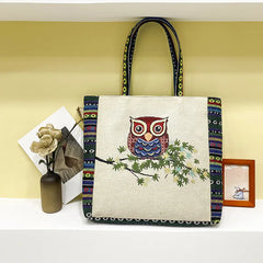 Women Portable Canvas Bags Lady Large Capacity Tote Bag
