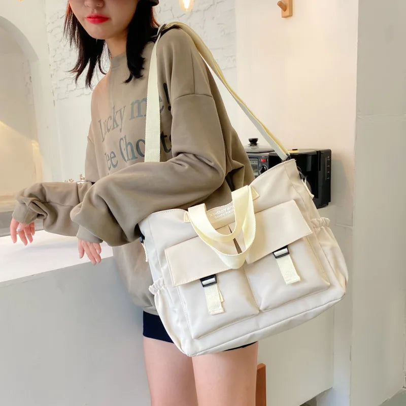 Women Shoulder Bag Ladies Casual Tote Soft Crossbody Bags
