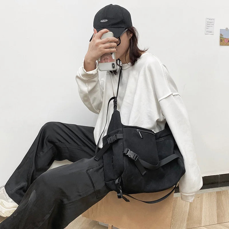 Canvas Crossbody Bag Handbags Travel Messenger Shoolbags
