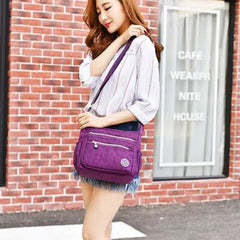 Women Handbag Shoulder Hobo Tote Messenger Cross Body Purse Multi-layer