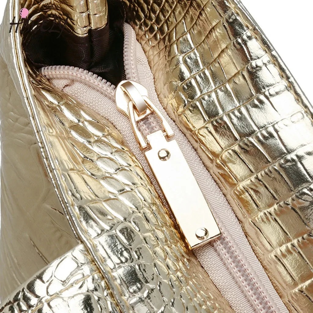 Women Handbag Laser Hologram Leather Shoulder Bag Lady Single Shopping Bags