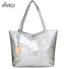 Women Handbag Laser Hologram Leather Shoulder Bag Lady Single Shopping Bags