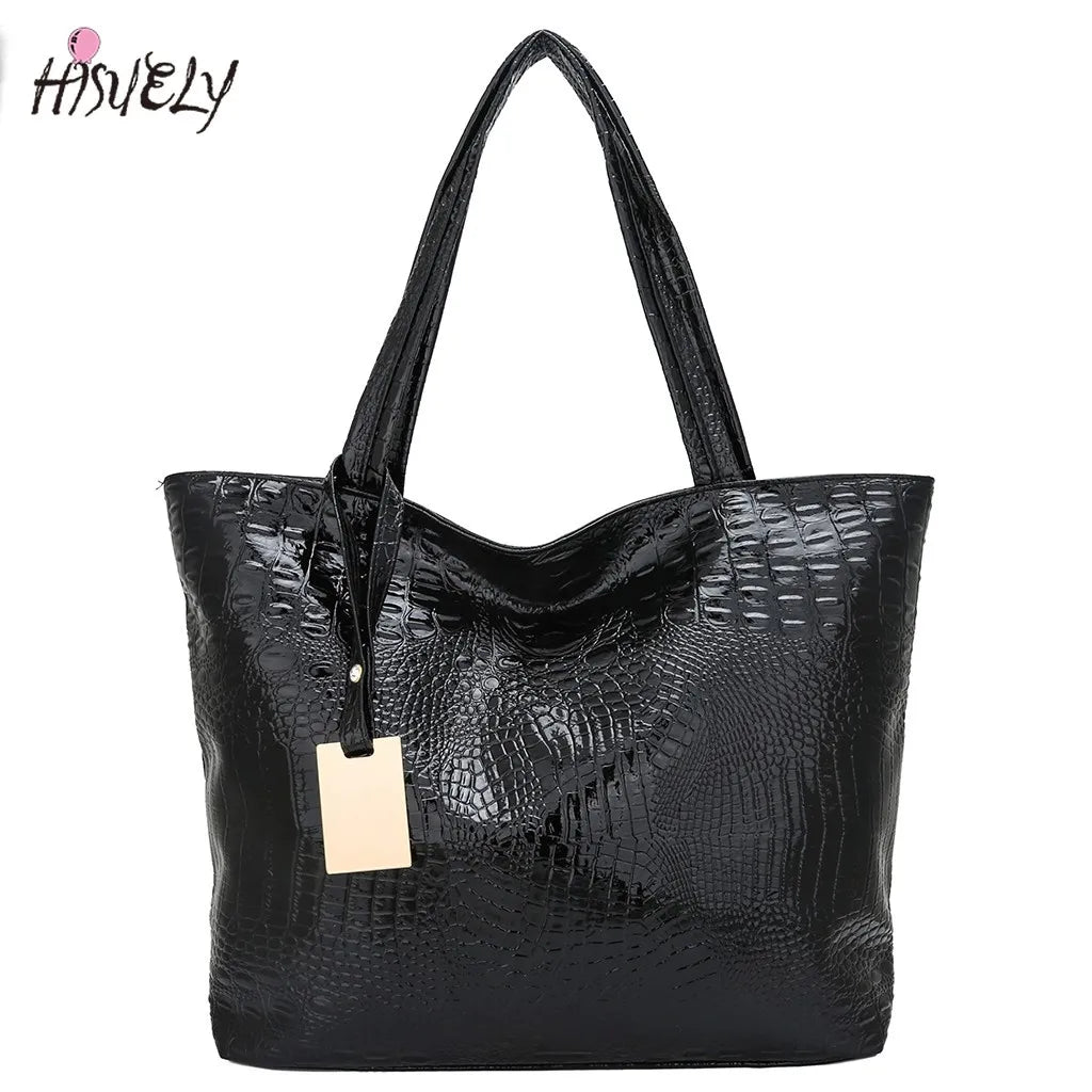 Women Handbag Laser Hologram Leather Shoulder Bag Lady Single Shopping Bags