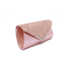 Women Glitter Clutch Wallet Long Evening Wedding Prom Purse Handbag